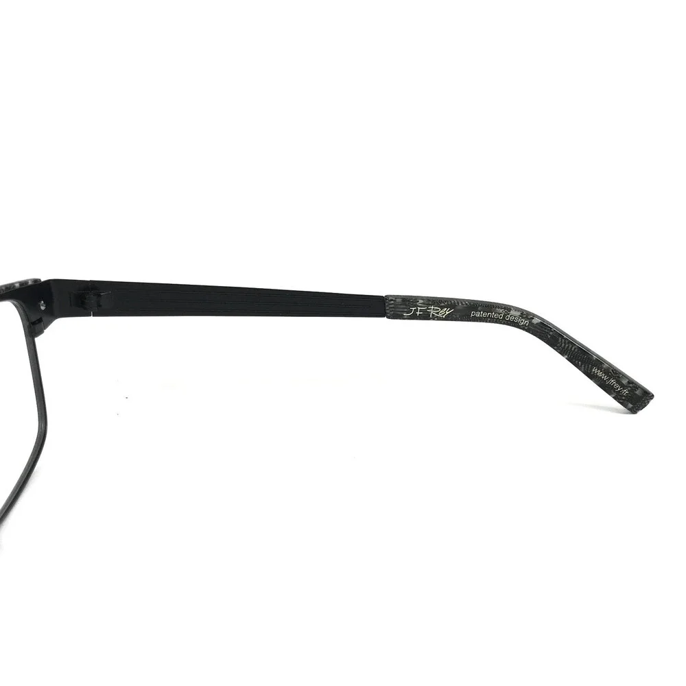 J.F. Rey Eyeglasses Frames JF2573 0010 Matte Black Gray Demi Tortoise 56-18-144